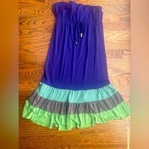 Strapless summer dress